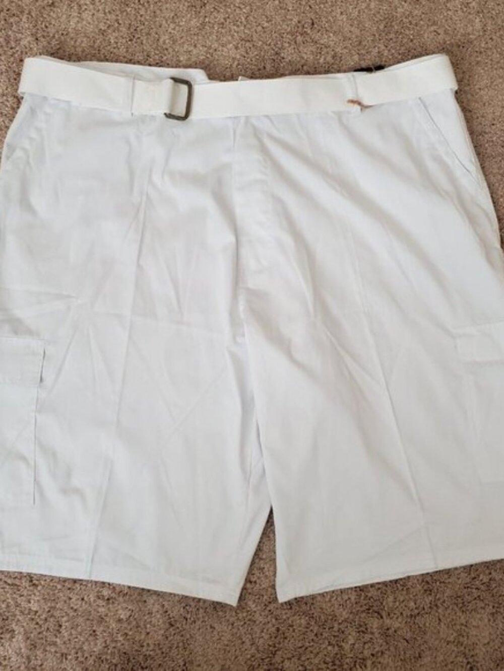 Red Iodine Men's White Cargo Short SZ 46